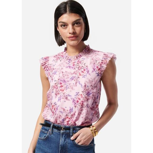Cami NYC Asta Sleeveless Silk Lined Top Primavera Pink S23-C29-PRMVA Small S NEW - Picture 3 of 5